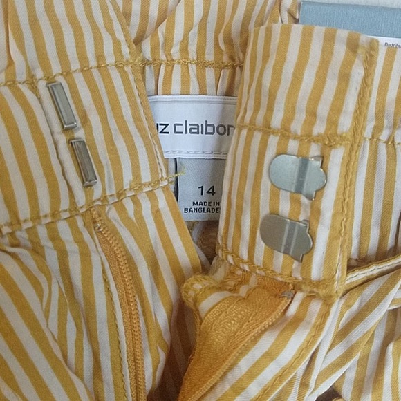 Liz Claiborne Paperbag Tie Waist Cotton Shorts 14 - Picture 6 of 11